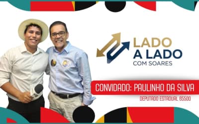 Paulinho da Silva participa da estreia do Lado a Lado com Soares, no Opine Agora Sc
